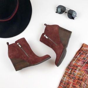 yesterr wedge bootie